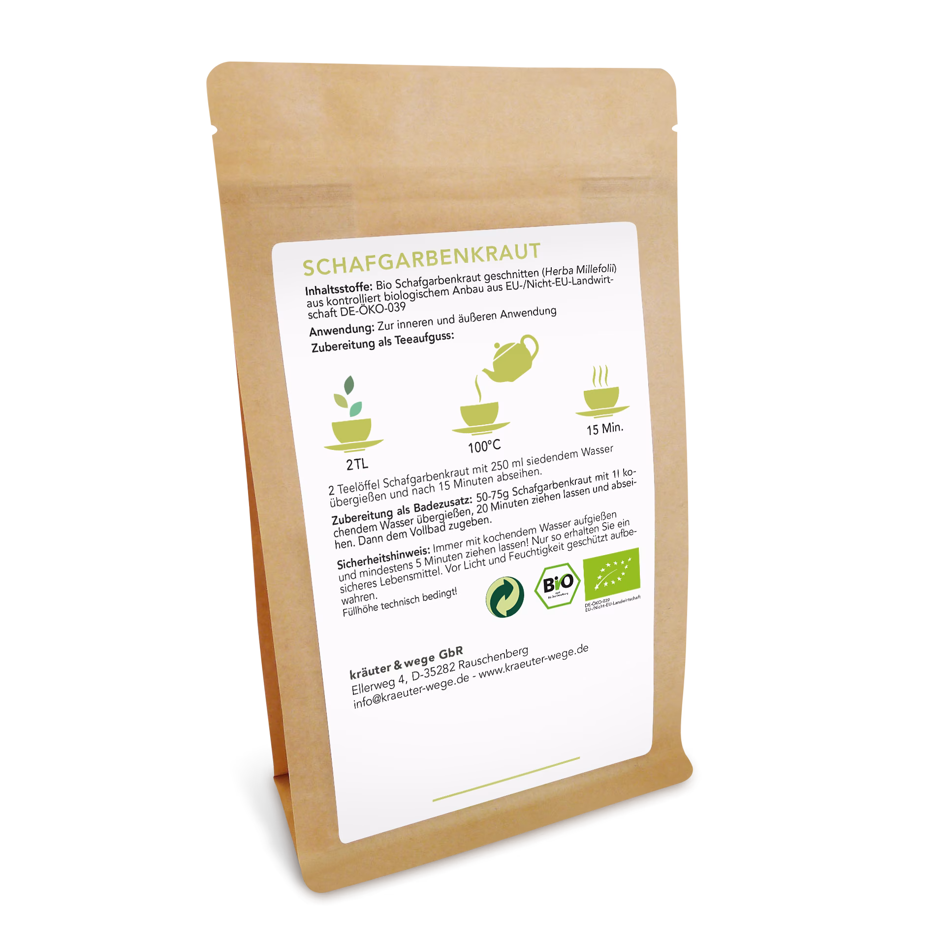 Bio Schafgarbenkraut Schafgarbe